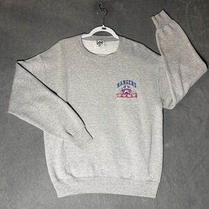 Vintage Lee Sport Texas Rangers Sweatshirt Mens Medium Gray MLB Made in USA 90s